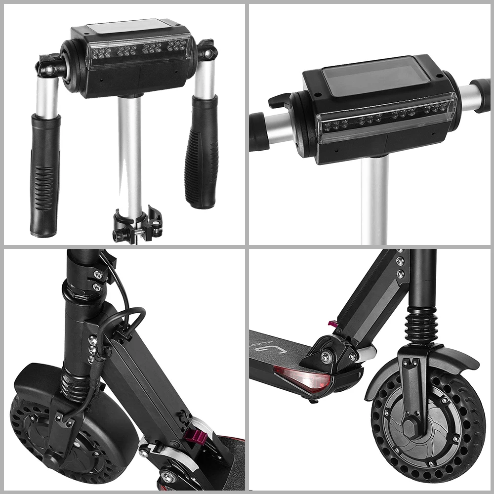 Flash Deal KUGOO S1 Pro Folding Electric Scooter 350W Motor LCD Display Screen Max 30km/h 8 Inch Tires & Safety Reflectors with Carry Bag 9