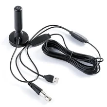 Внутренняя с высоким коэффициентом усиления 30dBi цифровая DVB-T/fm Freeview антенна ТВ антенна для HD tv 120 км 1080P телевизионные антенны Усилитель