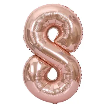 

1pc 32/40inch Aluminium Foil Balloon Number Balloons 0-9 Birthday Wedding Engagement Party Decor Balloons Kids Birthday Supplies