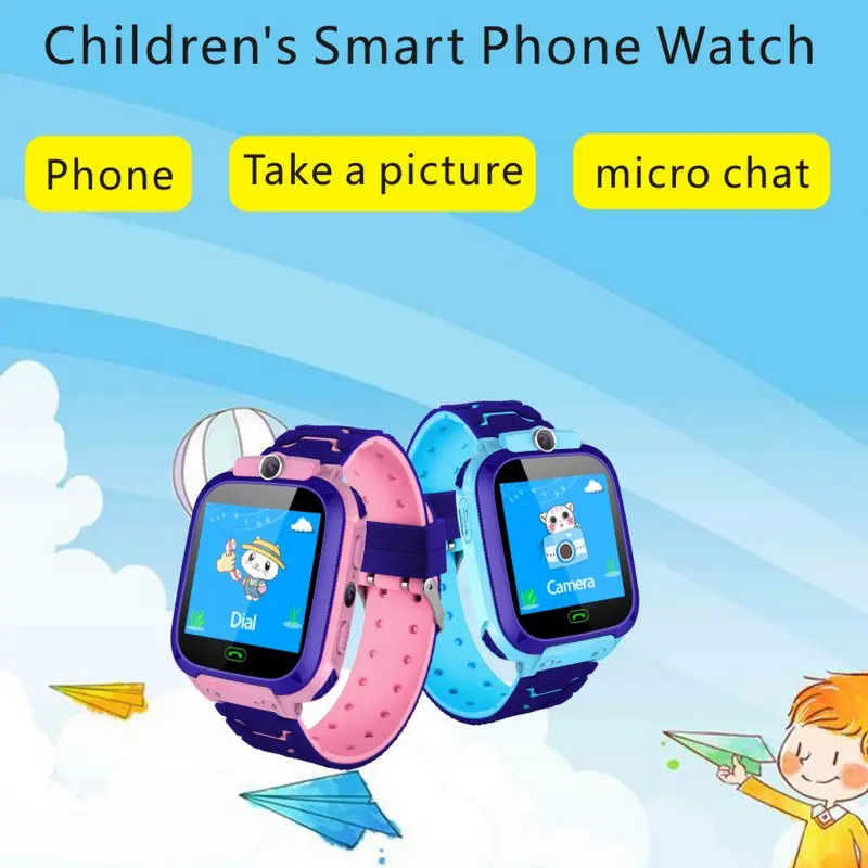 S9 Base Station Positioning Smart Children Watch Monitoring Baby Smart Watch Kids SOS Safe Smartwatch Phone Andriod Dropshipping