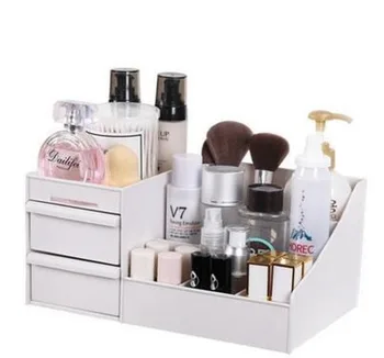 

Cosmetic Storage Box Drawer Mobile Phone Sundries Desktopplastic Makeup Dressing Table Skin Care Rack House Organizer Container