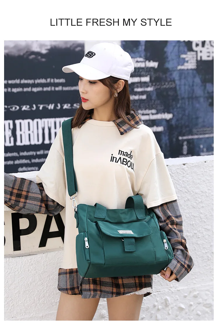 2022 New Women's Handbags Multi-layered Lightweight One-shoulder Messenger Bag Oxford Cloth Large-capacity Women's Handbag