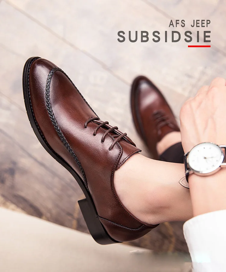 Лидирующий бренд; Мужская обувь; высококачественные оксфорды; мужские итальянские туфли дерби из натуральной кожи; нарядные туфли для мужчин на плоской подошве; деловая кожаная повседневная обувь