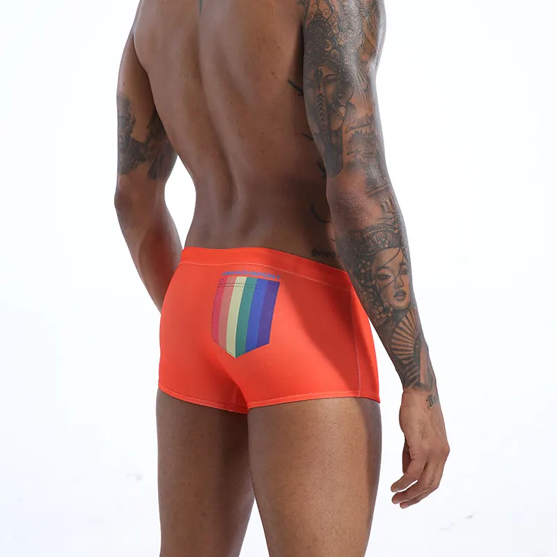 Трусы боксеры мужские пляжные плавки для плавания пикантное нижнее белье