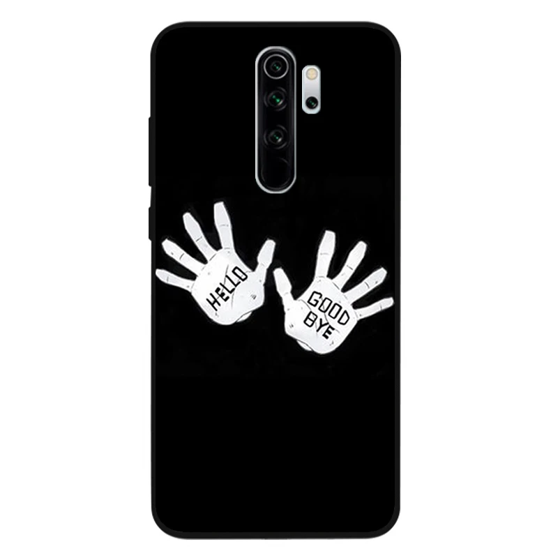 Dù Học Viện Đen TPU Dẻo Silicone Mềm Mại Ốp Lưng Điện Thoại Redmi 4A 4X 7A 5 6 6 Plus 6 Pro NOTE 9 7 8 5 Pro 4 6 case for xiaomi