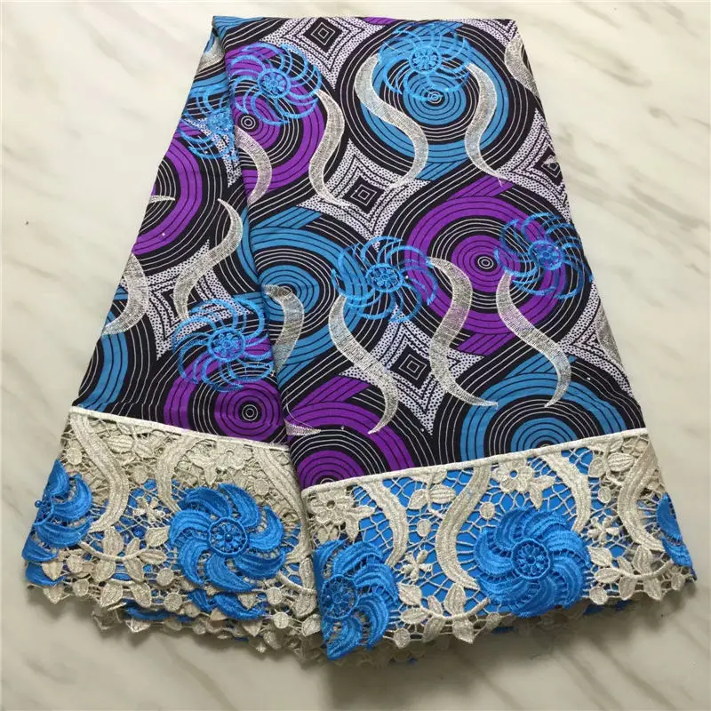 2 ESEWING Высококачественная кружевная ткань восковой шнур кружевная ткань Африканская кружевная ткань восковой шнур кружева для мужчин/женщин свадебное платье - Цвет: 2