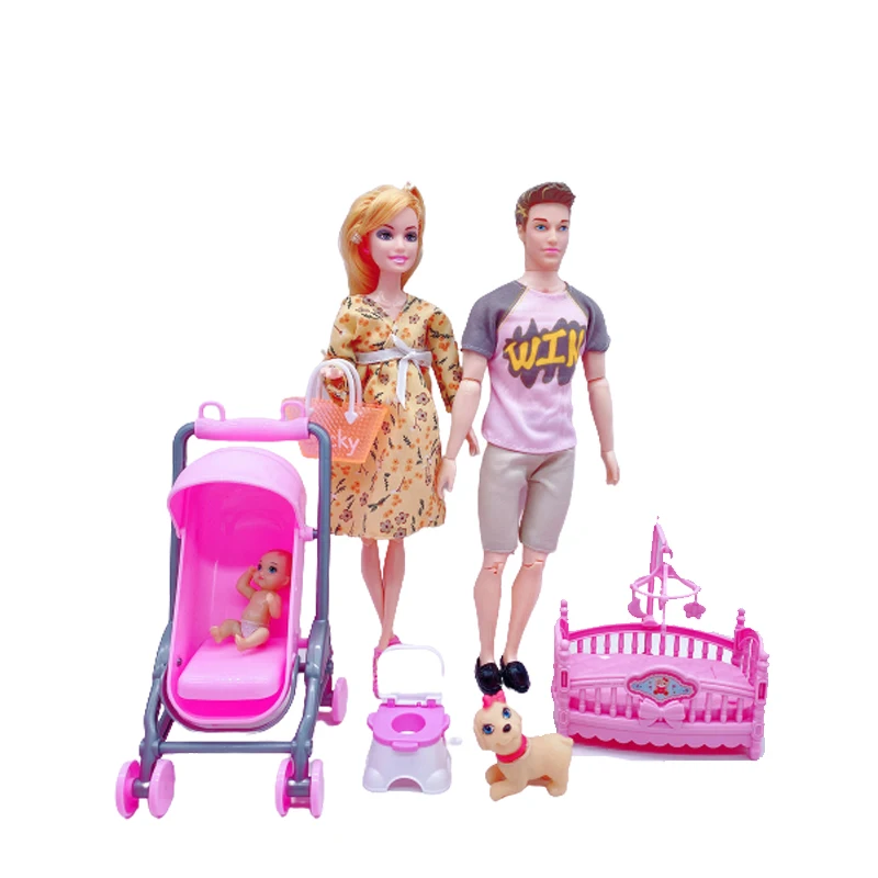 Conjunto de muñecas de embarazo para niños, traje de muñeca embarazada,  tiene un bebé en su barriga, muñeca Barbie, juguete educativo, 2022 -  AliExpress