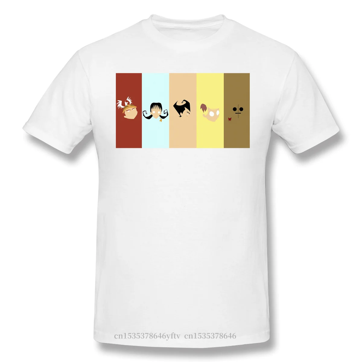 

Minimalism Print Cotton Funny Don't Starve Wilson Maxwell Survival Game Fashion Streetwear T-shirt
