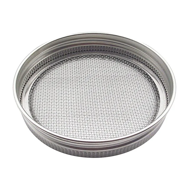 1pc Seed Sprouter Germinatio крышка комплект Sprouting баночки с проращивающимися ситечками из нержавеющей стали набор крышек для выращивания ваших собственных Sprouts - Цвет: 1pc