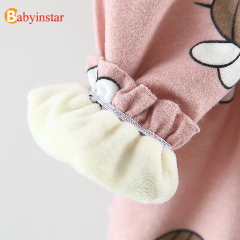 Babyinstar; плотное платье с героями мультфильмов; зимнее платье для девочек; костюм принцессы; топы для девочек; костюм для малышей; зимняя одежда; вечерние платья для девочек