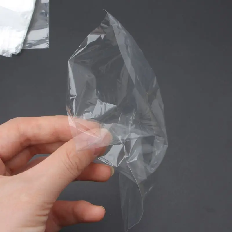 

4X6 Inch 100 Pack Clear Heat Shrink Wrap Bags for Soaps Candle Jars Small Gifts Y4QB