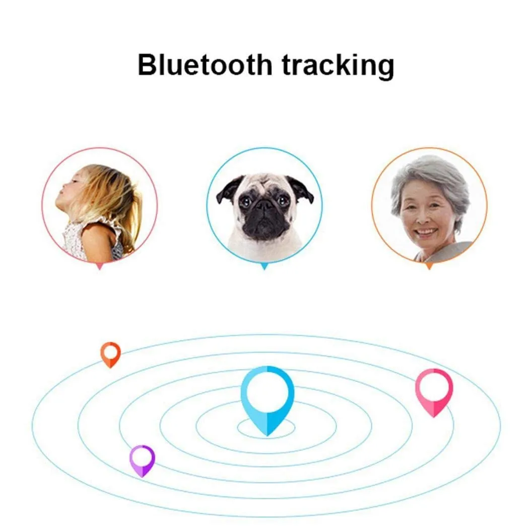 Mini Smart Alarm Device Bluetooth Tracker Locator Car Motor Gps Kids Pets Wallet Keys Alarm Locator Realtime Finder Device