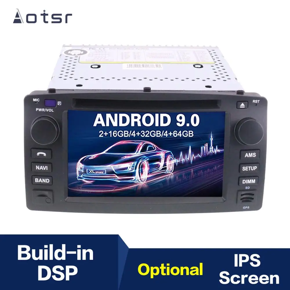 AOTSR Android 9 0 IPS GPS навигация автомобильный Радио плеер для Toyota Corolla EX 2001 2006