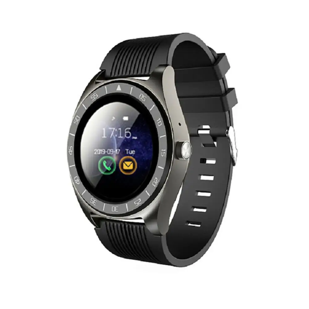 Мужские умные часы V5 Bluetooth с камерой Facebook Whatsapp Twitter спортивный трекер