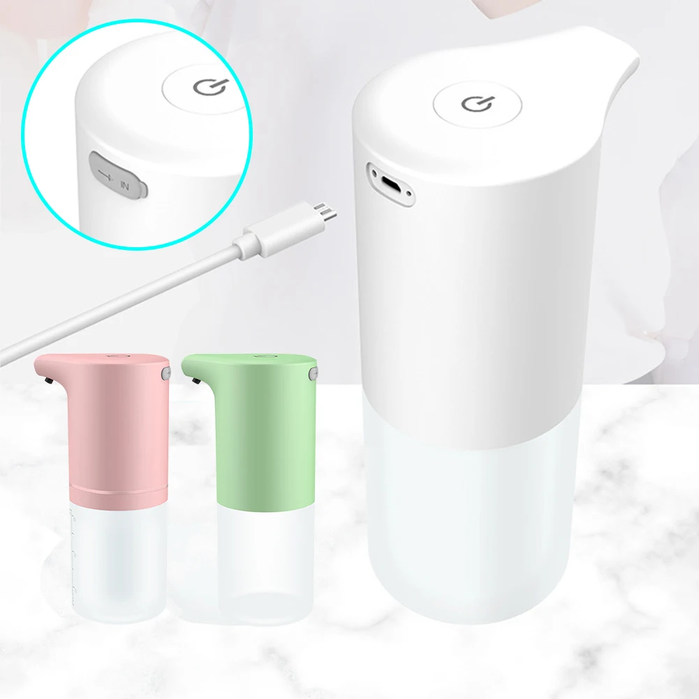 TouchlessAutomaticFoamSoapDispenserUSBChargingSmartDispenserInfraredSensorHandWasher