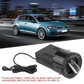 

Brand New And High Quality Auto Car Headlight Control Switch Button For Bettle Golf MK4 MK4 For Passat B5
