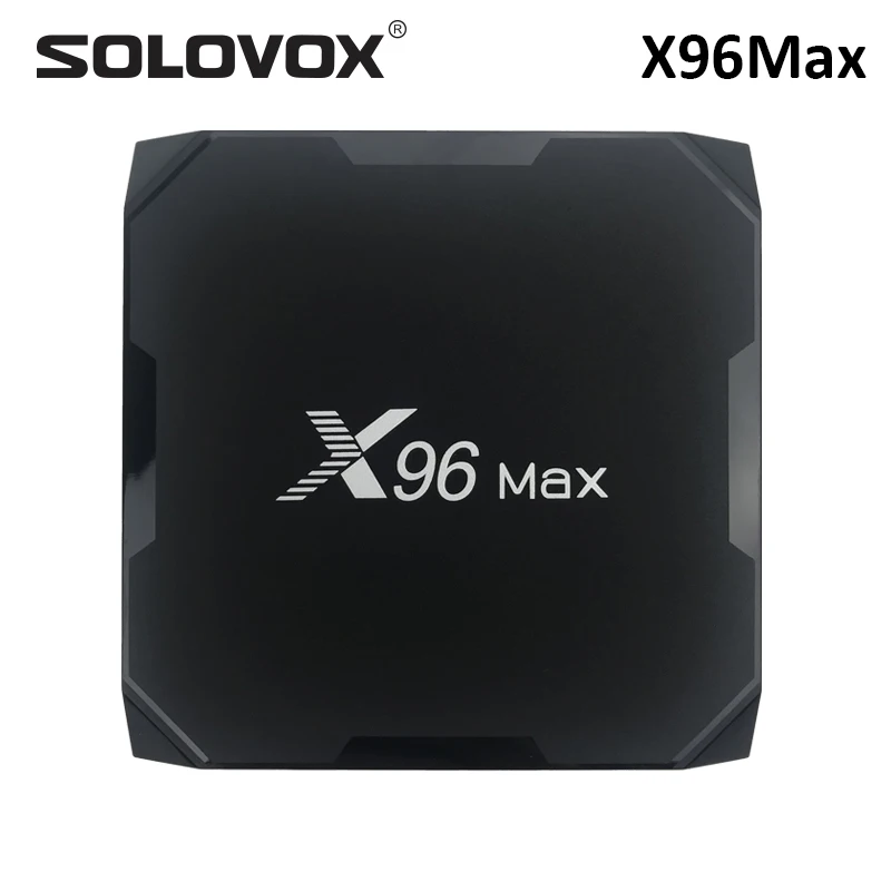 SOLOVOX X96 Max X2 Android 8 1 ТВ приставка Amlogic S905X2 LPDDR4 Четырехъядерный 4 Гб 64 2 4G и 5 ГГц Wifi BT 1000M