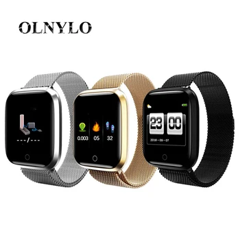 

Newly High Quality Smart Bracelet Fitness Tracker Heart Rate Sleep Detection Camera Call Information Reminder Push Sports Watch