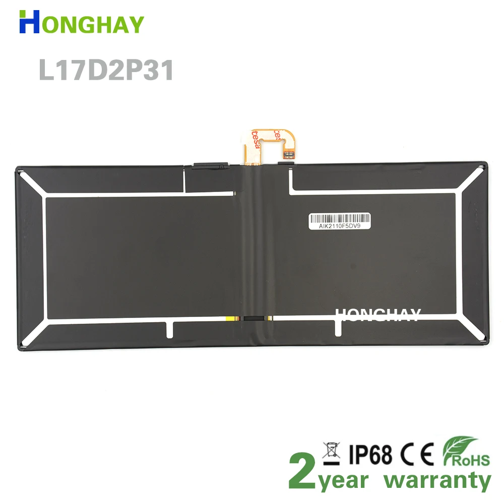 Honghay L17d2p31 Bateria do Portátil para Lenovo Yb-j912f Yoga Livro C930 Yb-j912l Computador Portátil 7.7v 4650mah 35.8wh - Imagem 5