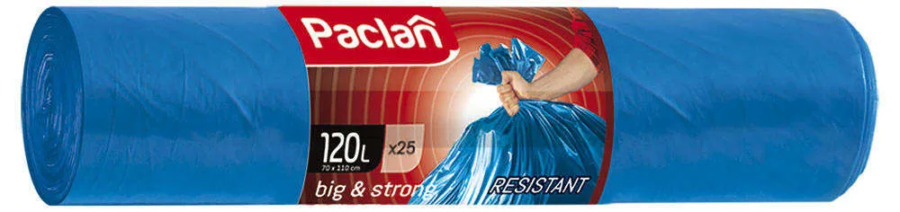 Пакеты для мусора «Big&Strong» Paclan, 120 л, 25 шт