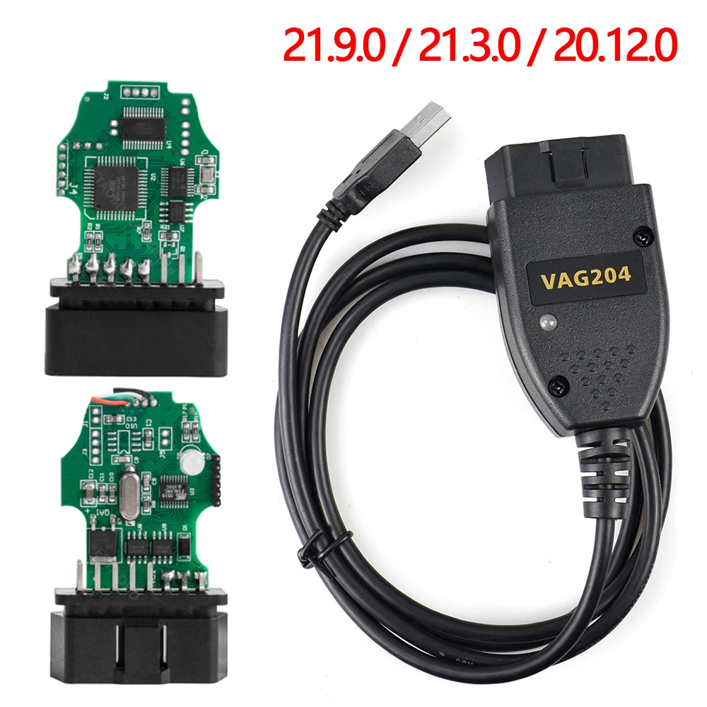 VAG COM HEX 21.9.0 USB Интерфейс Vag Com 21 3 тестеры для VW AUDI Skoda Seat 20 12 английская немецкая