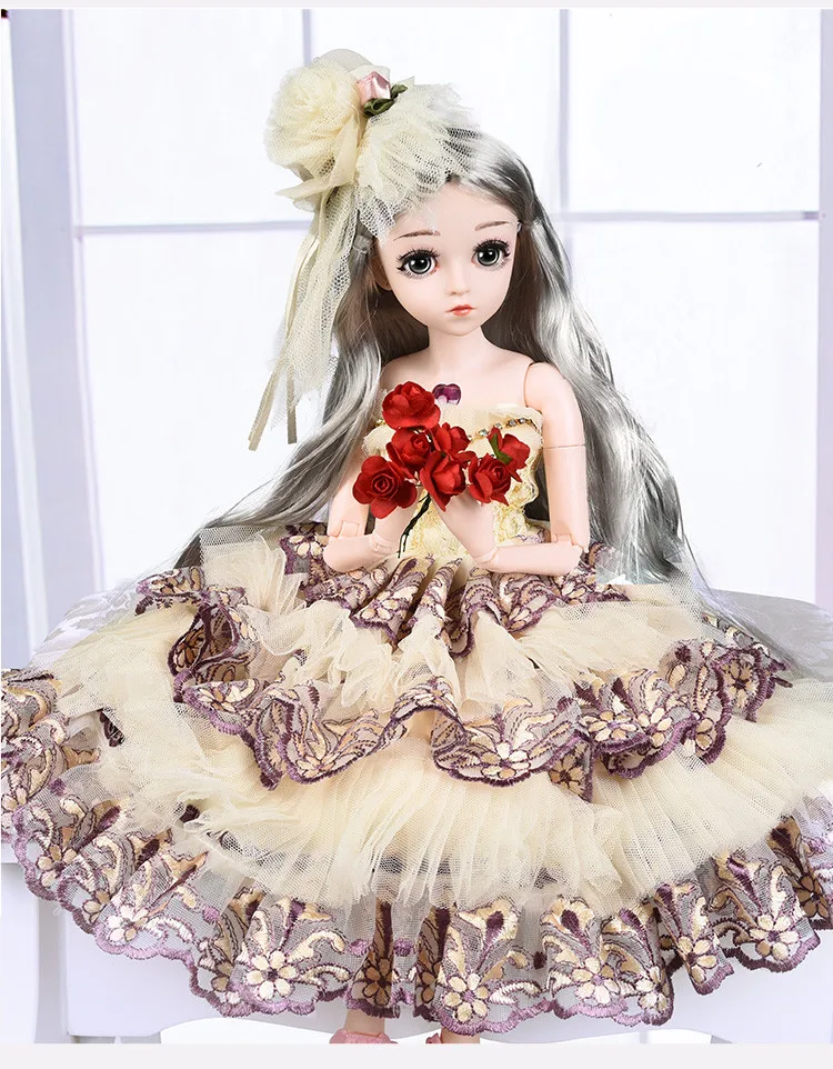 45 см Bjd кукла 26 суставов переменчивая осанка Реалистичная принцесса куклы для девочек куклы аксессуары подарок на день рождения игрушки для девочек