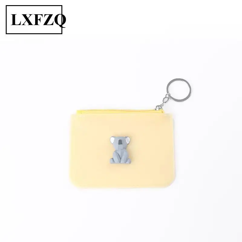 Кошелек женский кошелек силикагель monederos para mujer monedas pochette мини сумка для монетного кошелька для девушек женский кошелек - Цвет: huang se