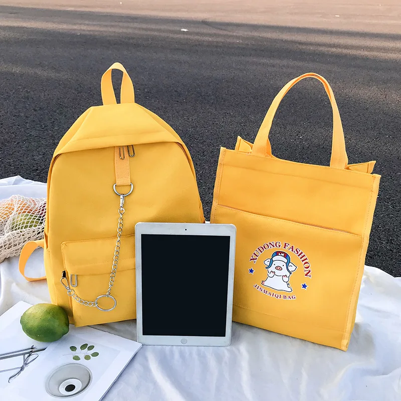 

Korean-style Harajuku Ulzzang Backpack Women's Fashion New Style Couples School Bag Middle And Large Students Book Backpack