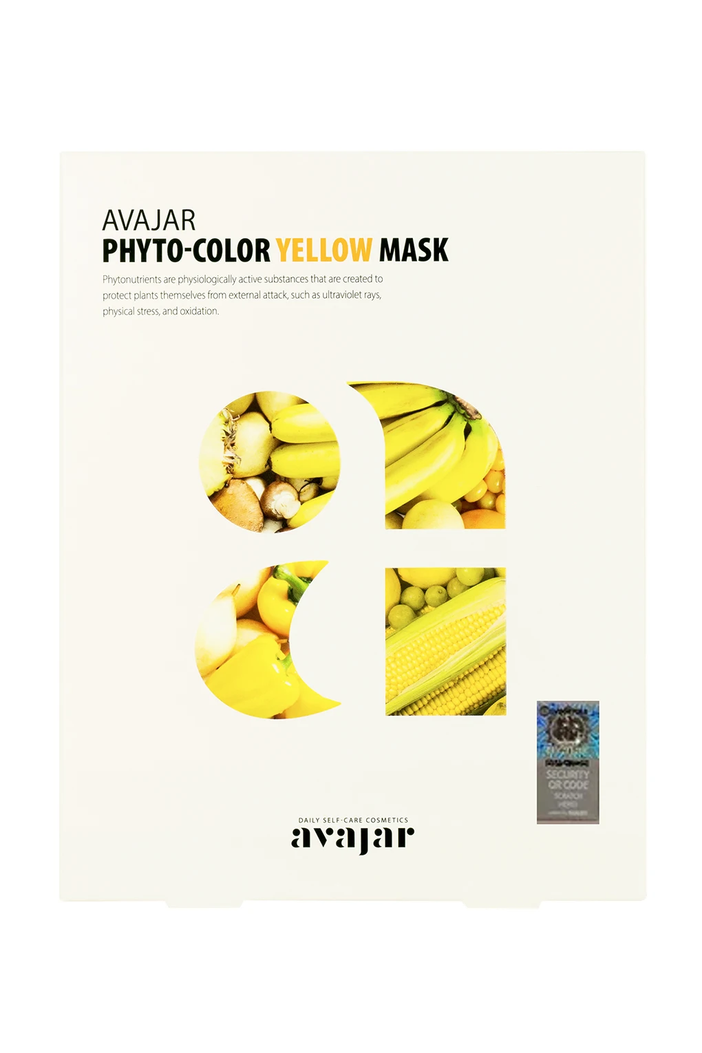 Avajar Phyto-Color Yellow Mask - Осветляющая маска 1 уп |