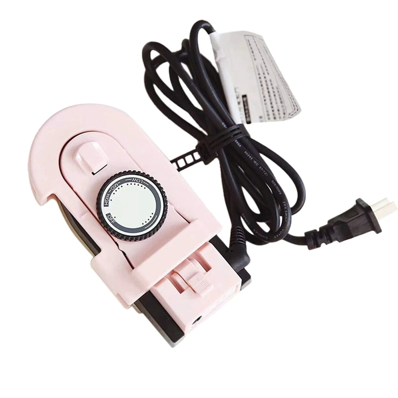Pink EAS-Portalbe Мини складной Утюг, электрические складные утюги с двойным напряжением, пыленепроницаемые компактные маленькие для путешествий, путешествий, школы, домашней одежды - Цвет: Pink