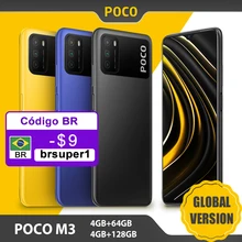 Global Version POCO M3 4GB 64GB / 128GB Smartphone Snapdragon 662 Octa Core 48MP Triple Camera 6.53" FHD+ Screen 6000mAh Battery