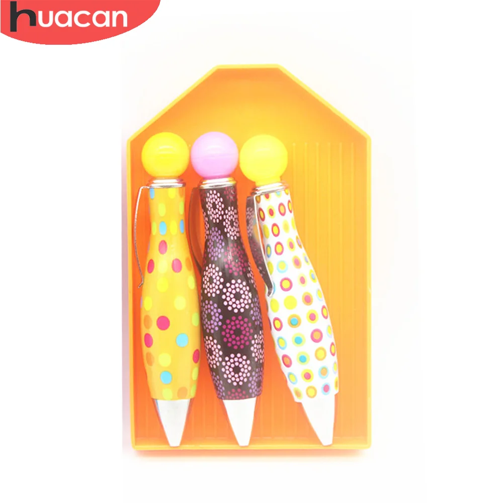 HUACAN 5D DIY Diamond Painting Accessories Diamond Embroidery Pen Tray Tool Set