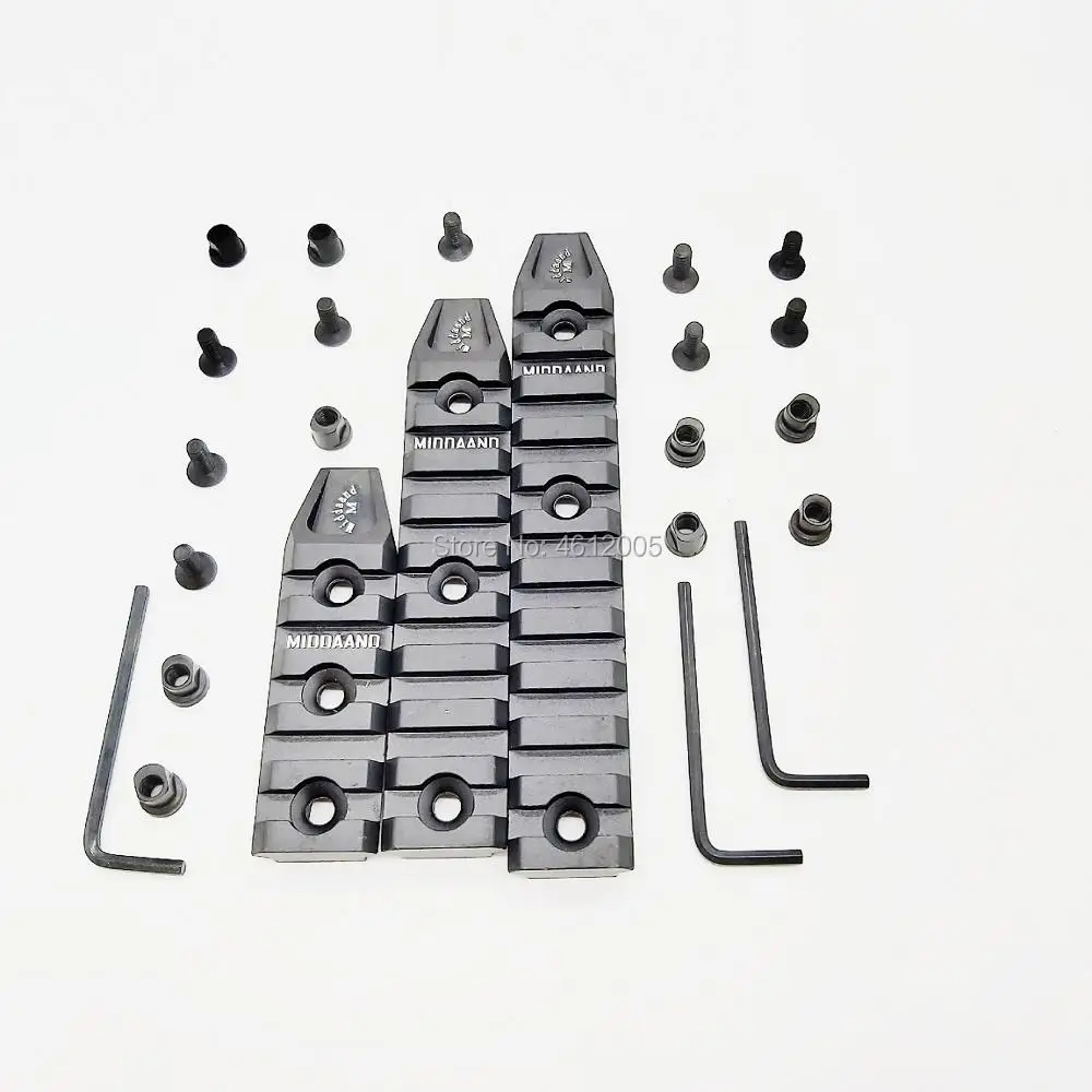 

Keymod Rail Section Picatinny Rail for Key Mod Handguard Mount Rail Sytstem 5 9 11 slots