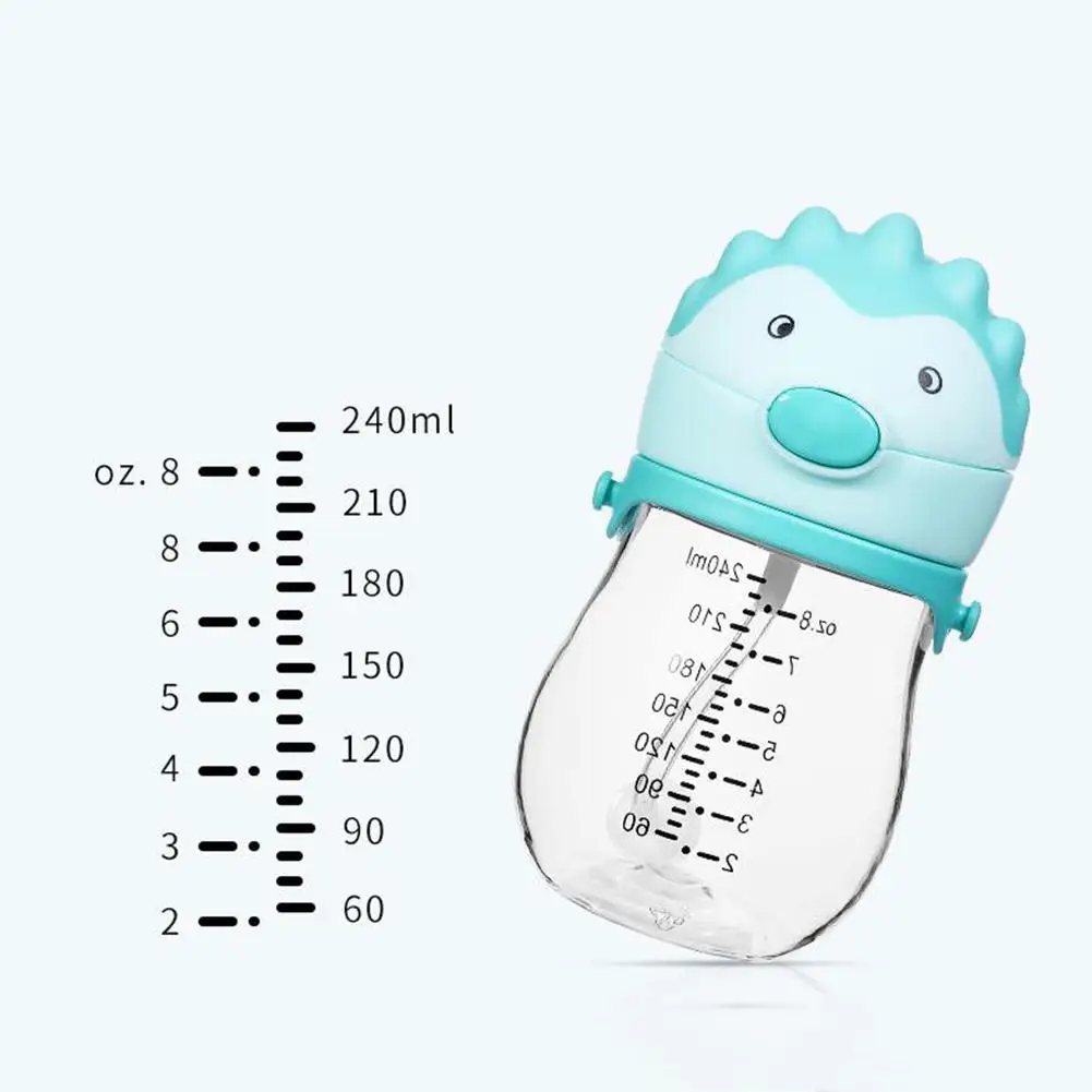 Kidlove 240 мл бутылка с ручкой и шкалой для детского молока и воды кормления картона бутылки молока