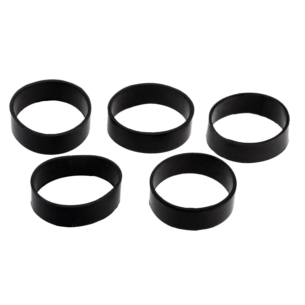 5X Rubber Fixed Ring Bundle Fixing Sleeve For 5cm/2inch Belt Harness Webbing