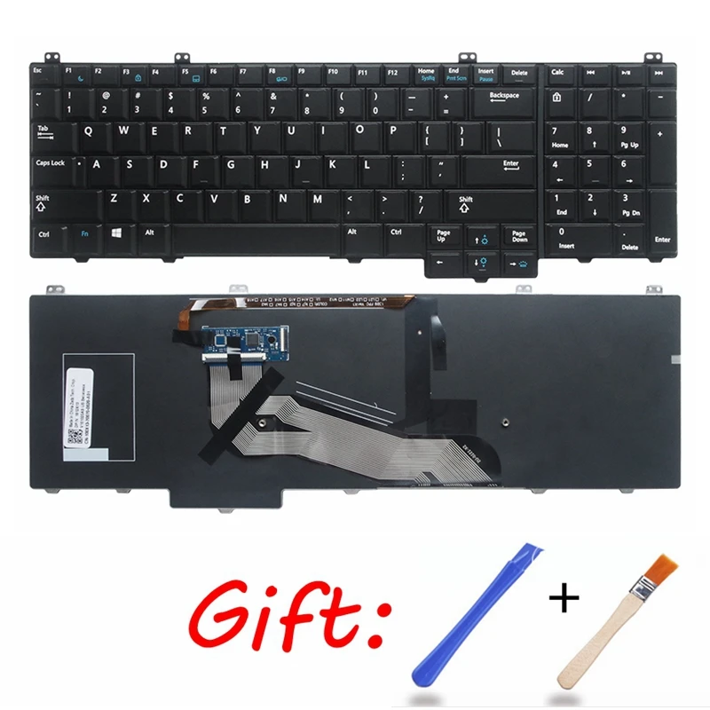 

English Laptop Keyboard FOR DELL e5540 15-5000 Keyboard English Backlight layout black color