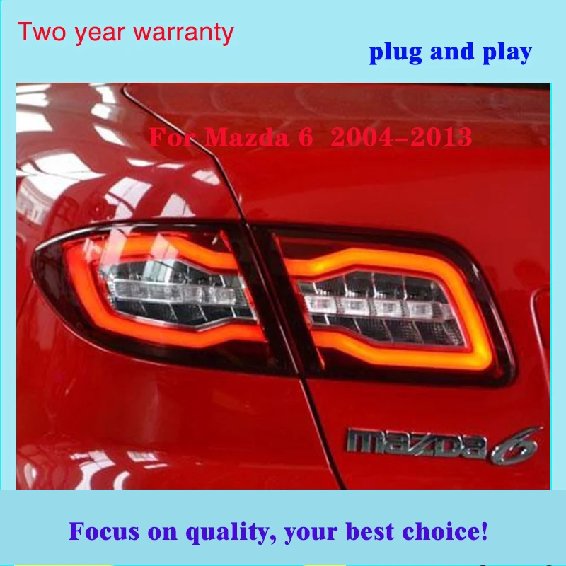 Автомобильный Стайлинг для Mazda 6 задний светильник s 2004-2013 Mazda6 классический