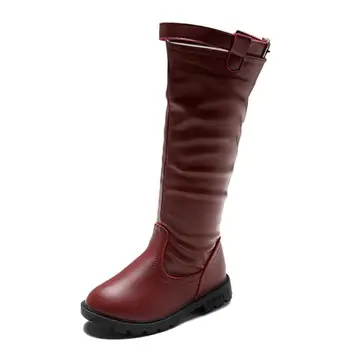 

Children Snow Boots 2020 Autumn Thickening Cotton Shoes Boys Girls Waterproof Non-slip Ankle Boots Kids Leather Martin Boots