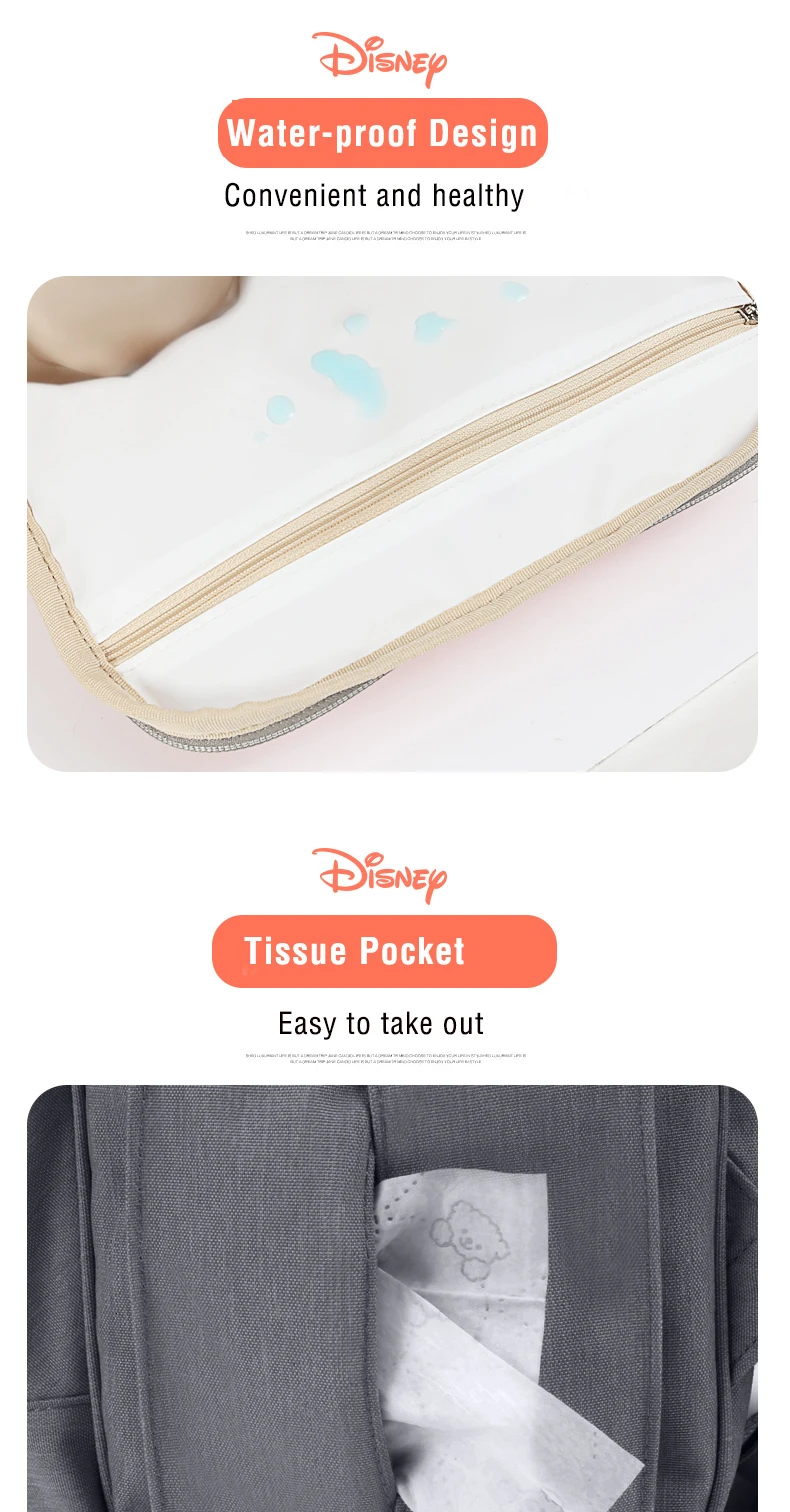 Сумка для подгузников disney, сумка для подгузников для мам, сумка для подгузников для мам, большая емкость, сумка для ухода за ребенком, сумка для кормления, модный рюкзак для путешествий для мам, Одежда для младенцев