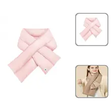 

Women Down Scarf Fashionable Tear Resistant Fine Workmanship for Snowboarding Winter Down Scarf Winter Puffer Scarf
