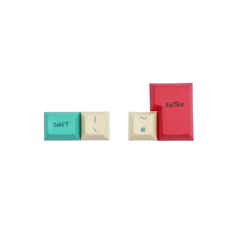 Гавайская тема DSA Keycaps PBT краситель Подложка для Cherry MX Switches 61 63 64 68 84 87 96 108 FC980M ANSI ISO