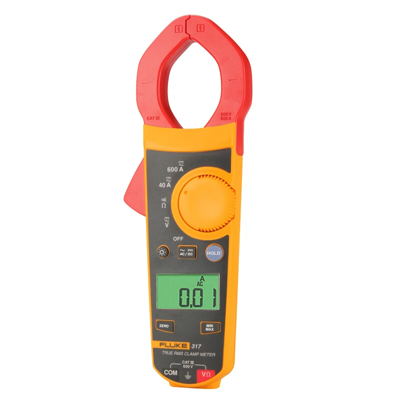 Fluke 317 Digital Clamp Meter Ac/Dc Multimetro Tester