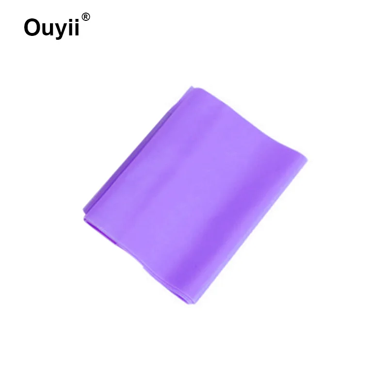 purple 1.5m Ленты для йоги, для начинающих, для спортзала, занятий йогой, тренировки, Эспандеры для бодибилдинга, плеча, спины, тренировки, эластичная лента, оборудование для фитнеса - Цвет: purple 1.5m