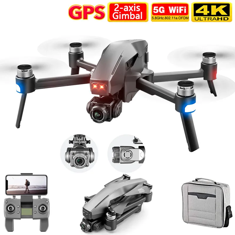 2021 M1 Pro 2 Drone 4k Hd Mechanische 2 Achsen Gimbal Kamera 5g Wifi Gps System Unterstutzt Tf Karte Drohnen Entfernung 1 6 Km Rc Helicopters Aliexpress