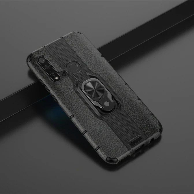 Dual Layer Hybrid Ring Case for Huawei P30 P20 Lite Pro 2019 Anti Knock ShockProof Cover For P 30 20 Alita Cases | Мобильные