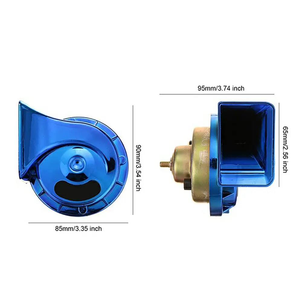 12V 1 Pair Electric Snail Horn Speeker Waterproof Universal Car Motorcycle Truck Boat 400DB Electric Loud Snail Air Horn Siren
