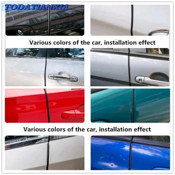 

10M/lot Car Stickers Trim Door Edge Scratch Protector Covers Strip For mazda cx-5 audi a6 seat leon dacia subaru impreza kia