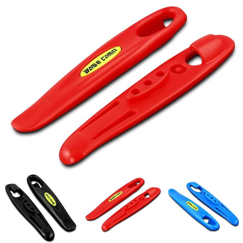 

1 Pair High Strength POM Steel Bike Bicycle Tire Spoon Multi Purpose Light Weigh Comes with inner tube deflation device