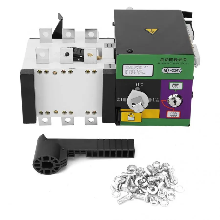 

160A 400V Dual Power Automatic Transfer Switch for Power Transmission Automation System Power Transfer
