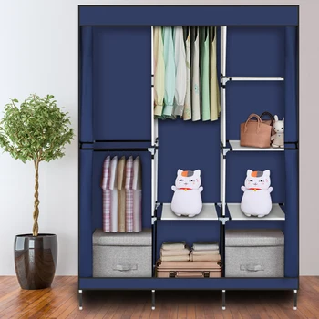 

Large Capacity Clothes Storage Closet Holder Shelf Wardrobe Rack Shelves US Warehouse Drop Shipping Available